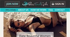 Desktop Screenshot of elitetravelgirls.com